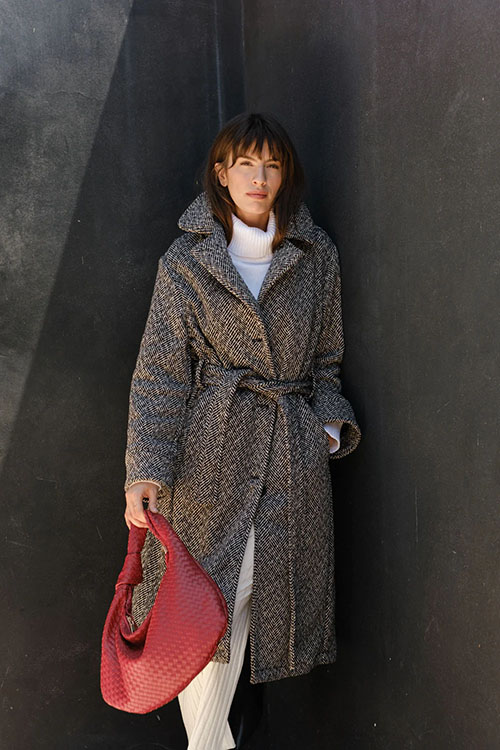 Sustainable Winter Coats - Herringbone Coat