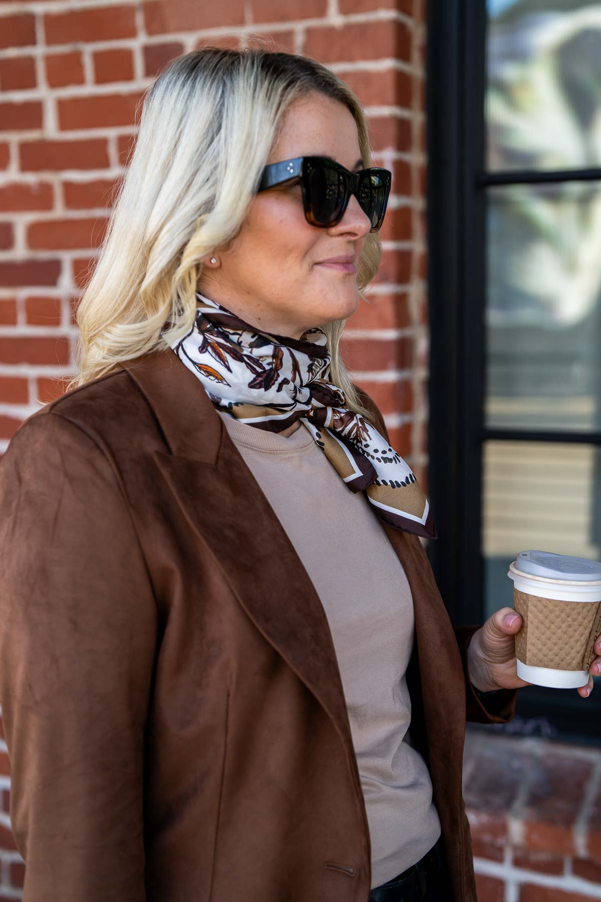 brown blazer with black jeans brown blazer with black jeans