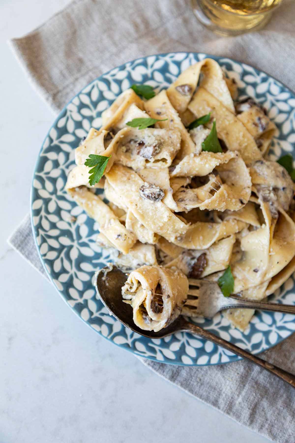 Mushroom Alfredo