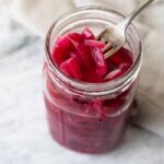 Pickled Red Onions in Taco